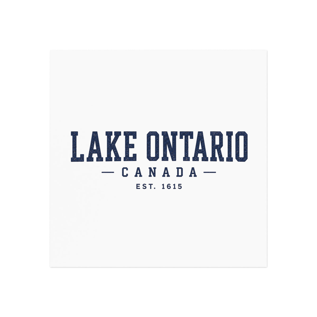 Lake Ontario Canada Est. 1615 Magnet