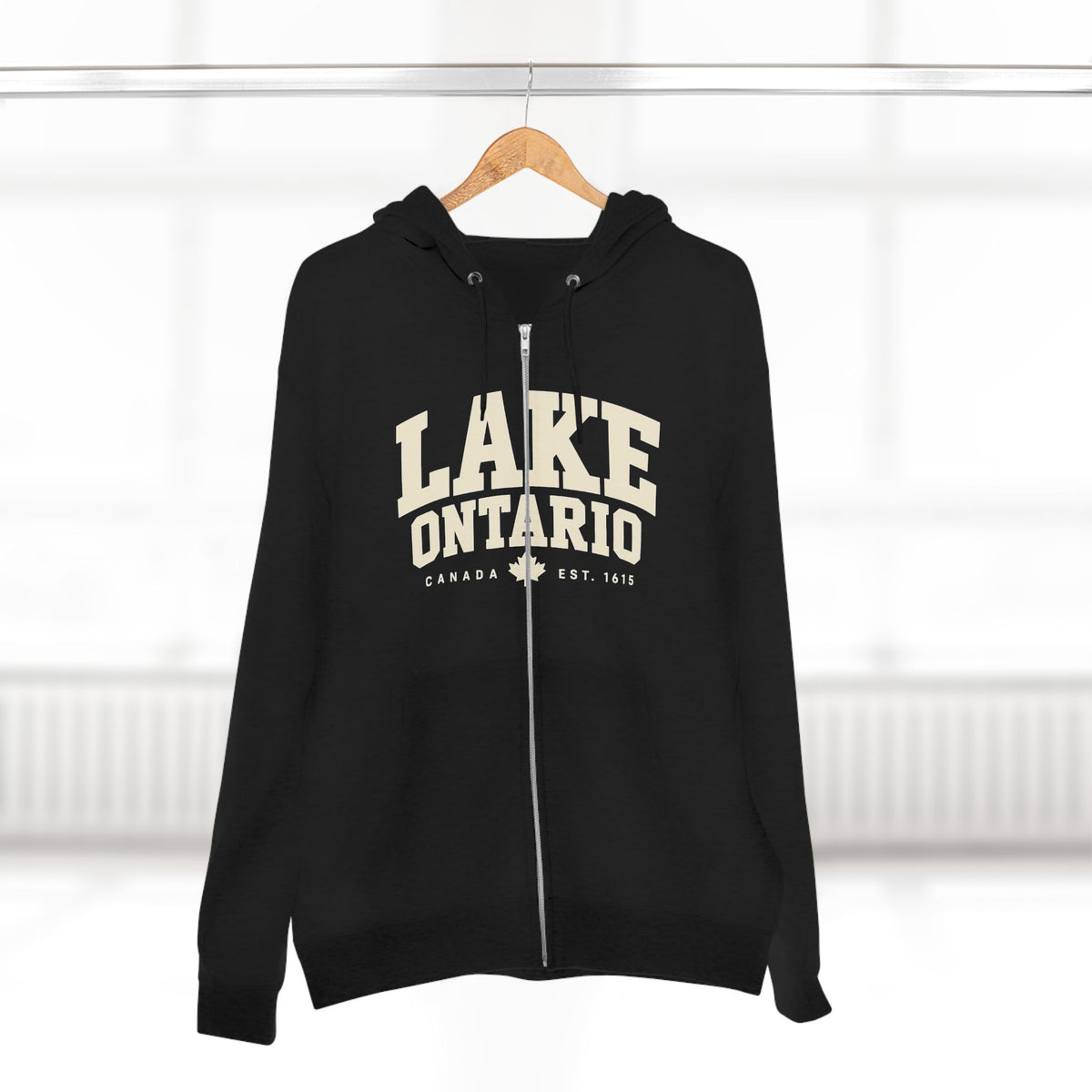 Lake Ontario zip hoodie, color option