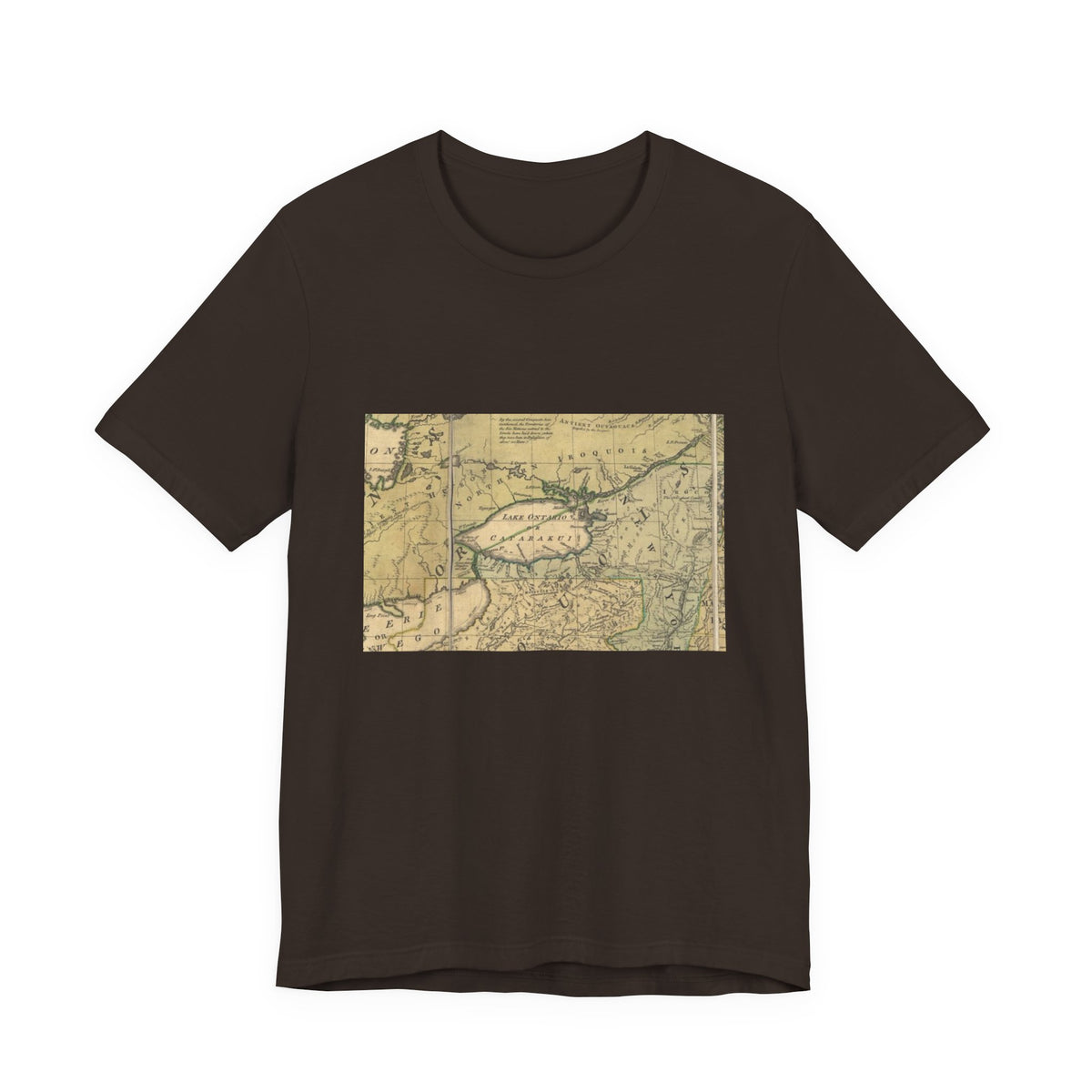 Vintage Lake Map T-Shirt