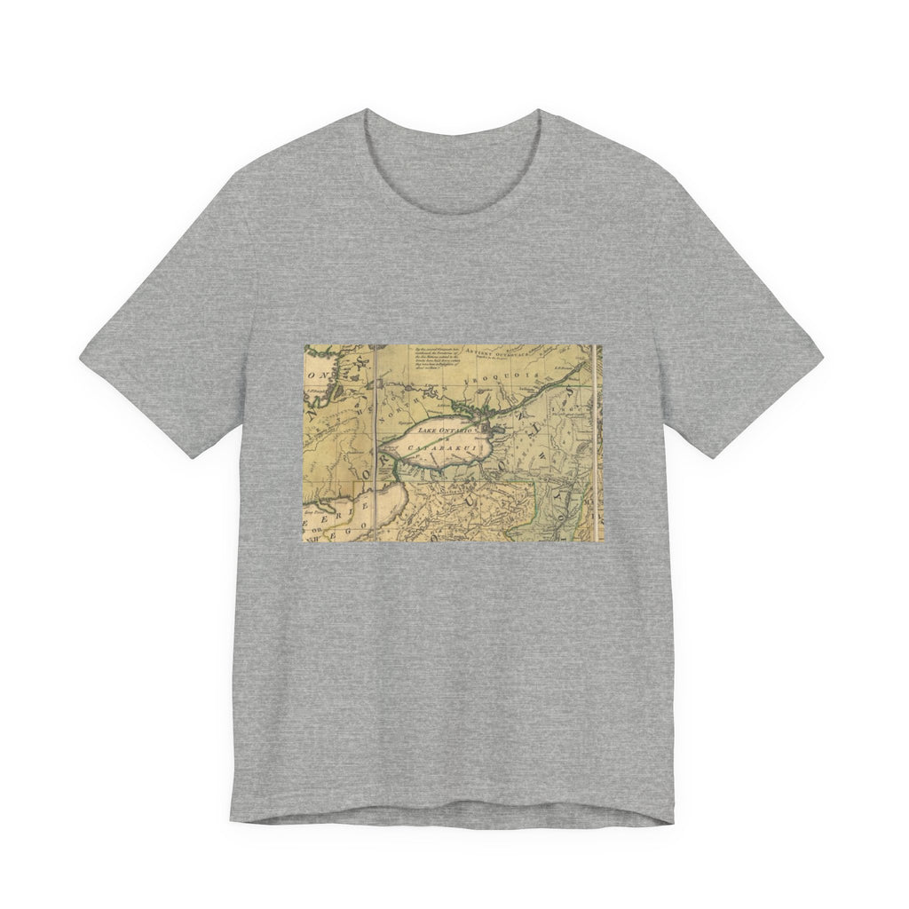 Vintage Lake Map T-Shirt