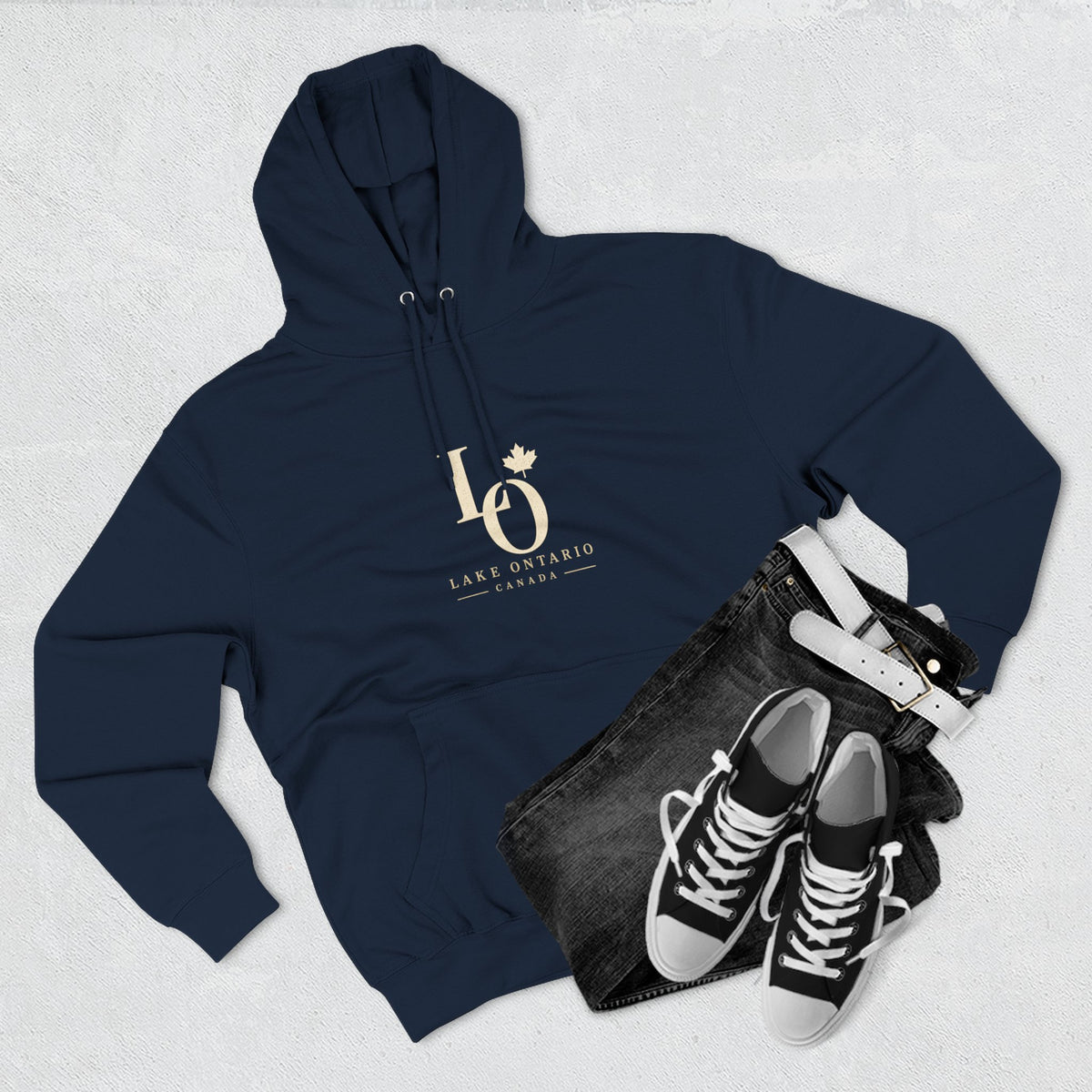 Lake Ontario Monogram Hoodie