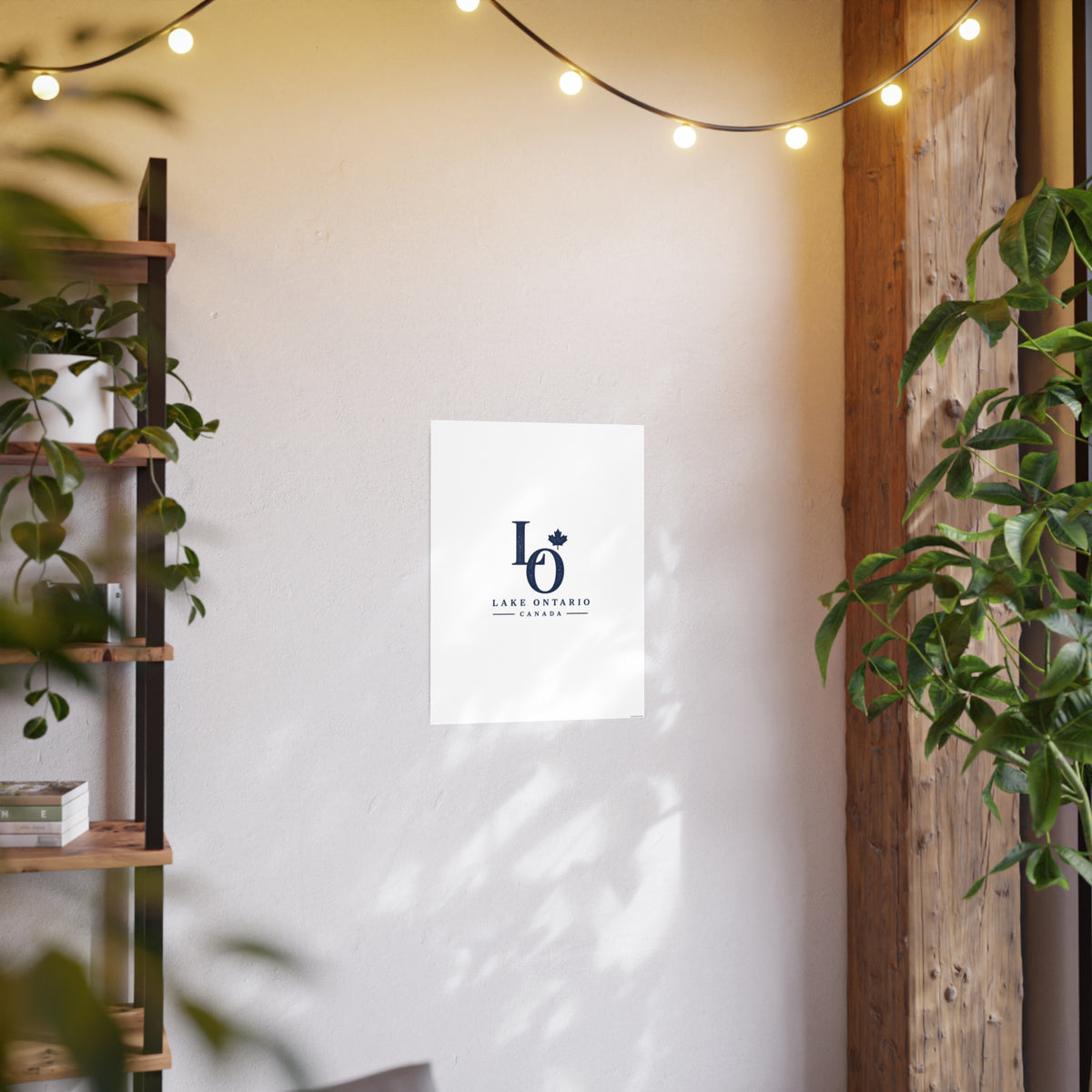 Lake Ontario Monogram Art Print