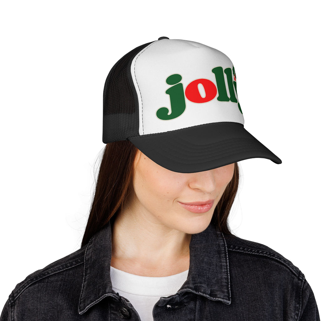 Jolly Christmas Trucker Cap