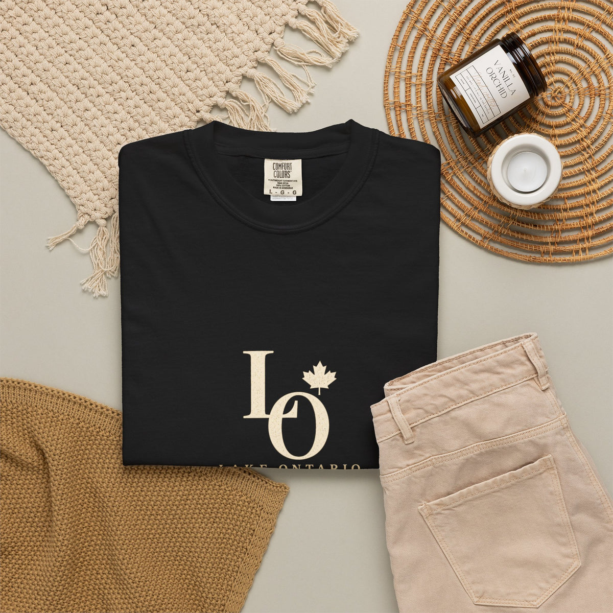Lake Ontario Monogram Vintage Wash Tee