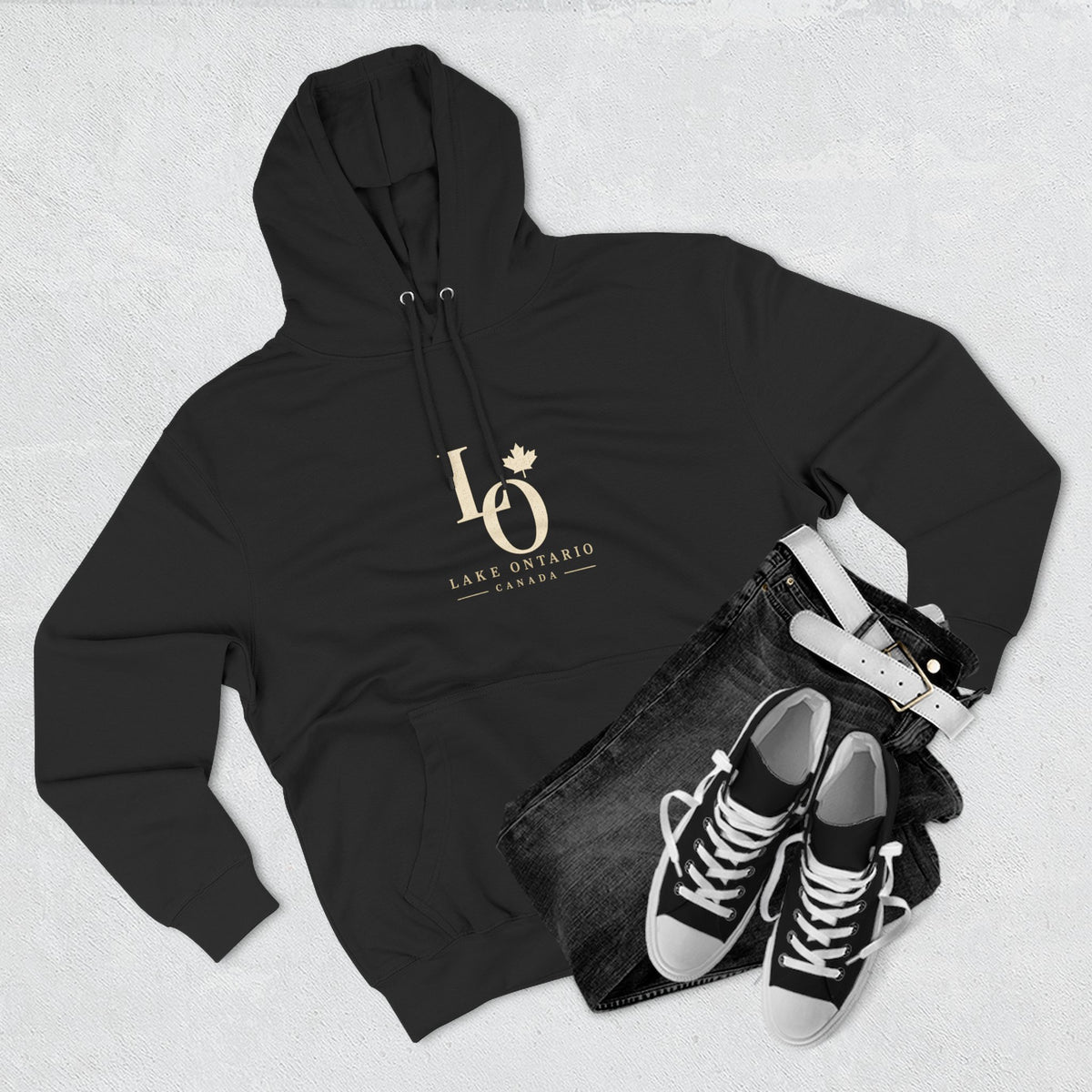 Lake Ontario Monogram Hoodie