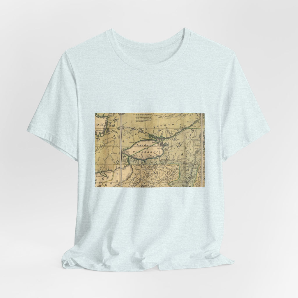 Vintage Lake Map T-Shirt