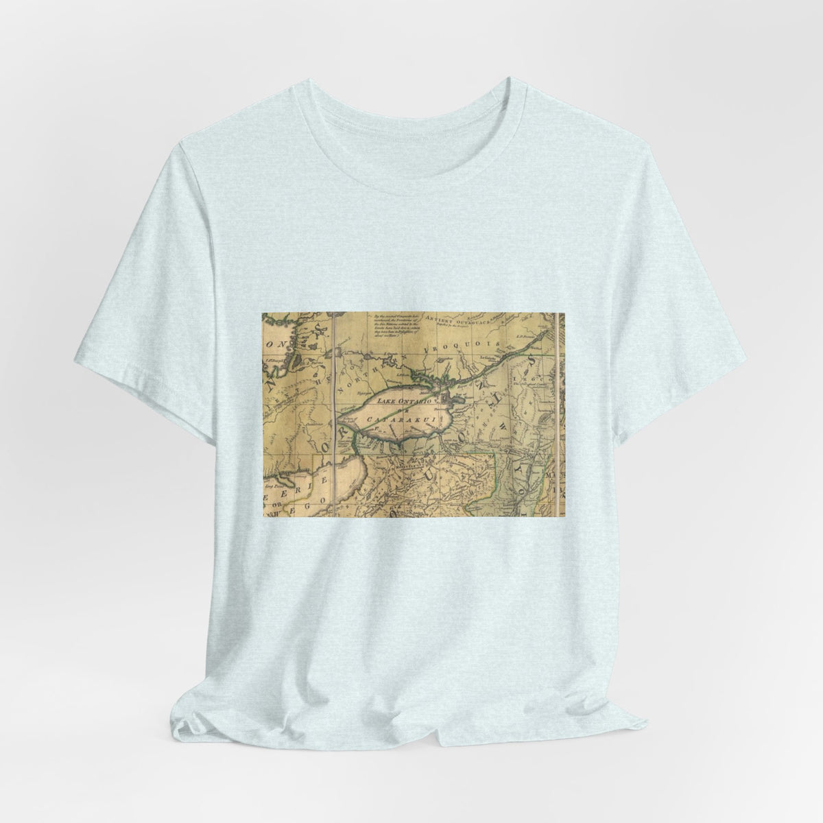 Vintage Lake Map T-Shirt