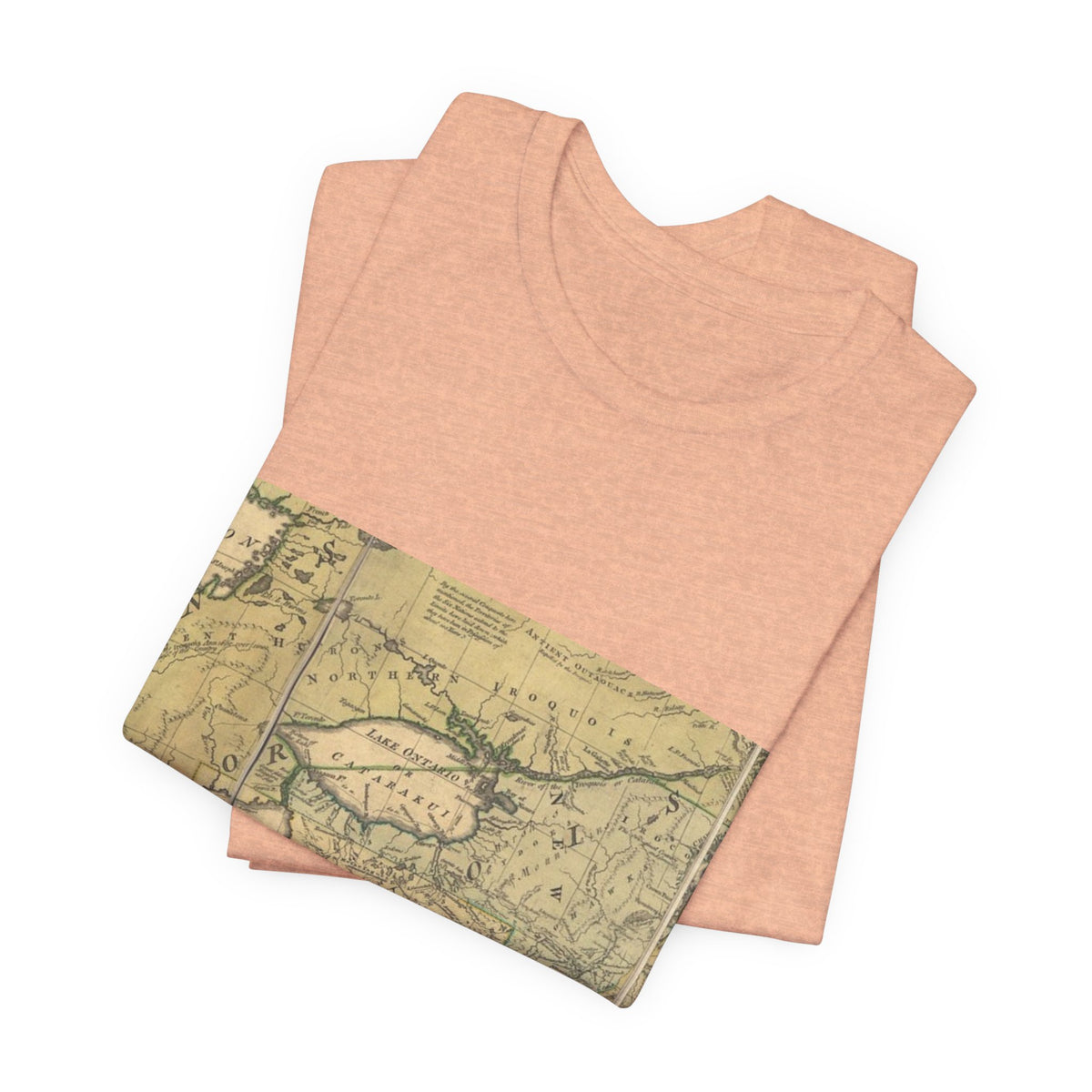 Vintage Lake Map T-Shirt