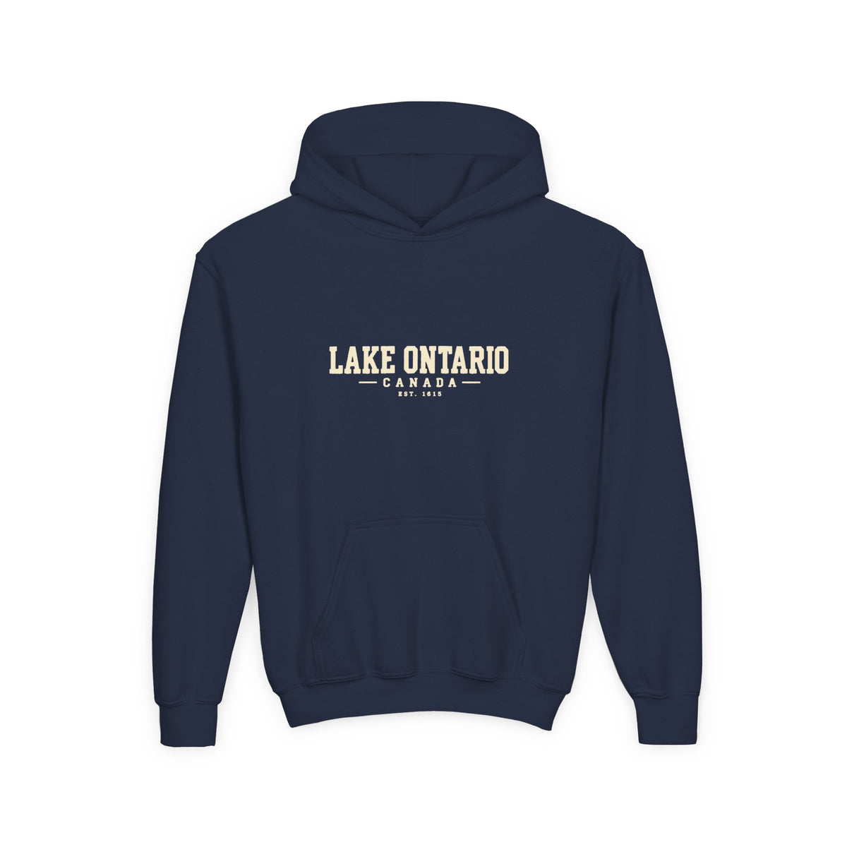 Lake Ontario Canada Est. 1615 Youth Hoodie