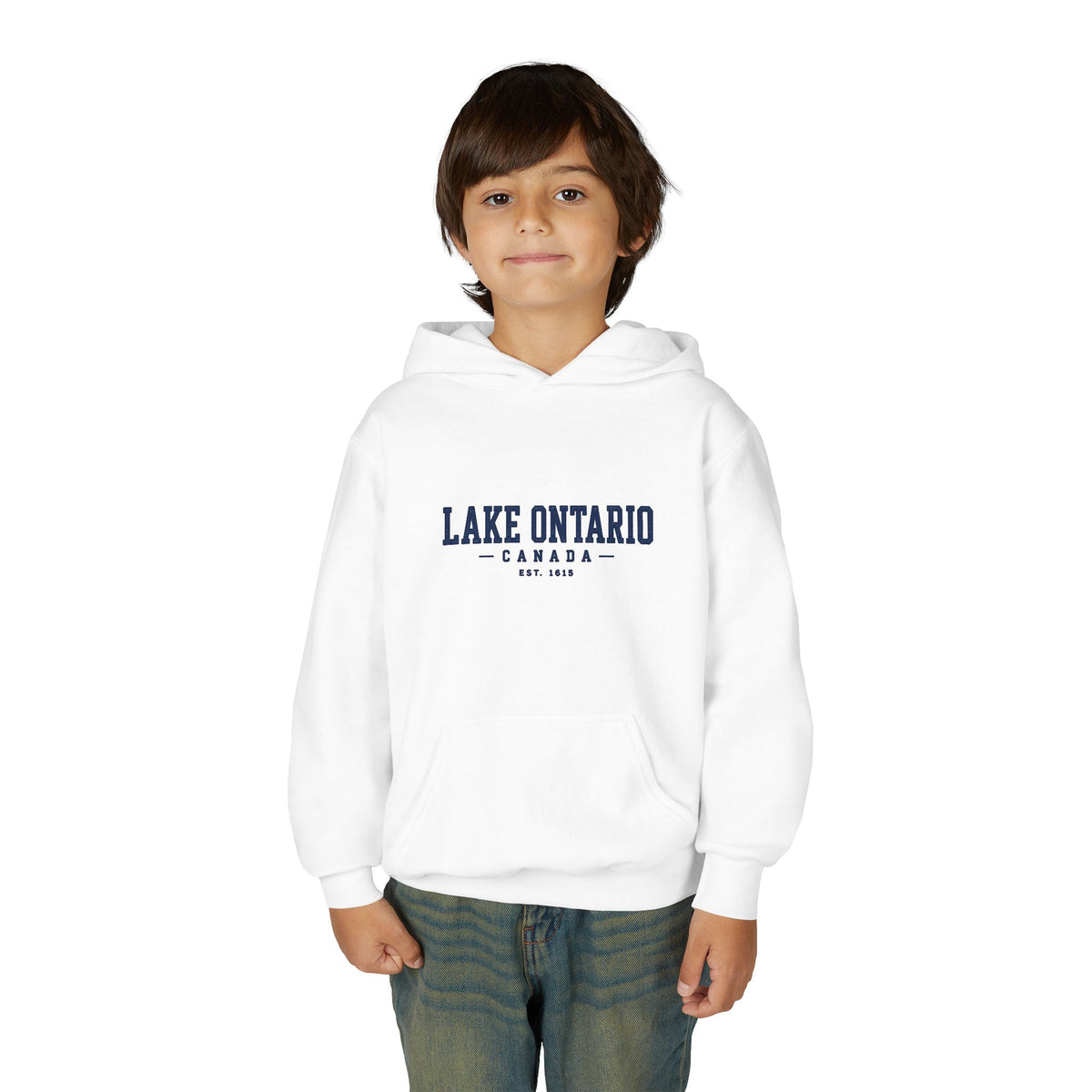 Lake Ontario Canada Est. 1615 Youth Hoodie