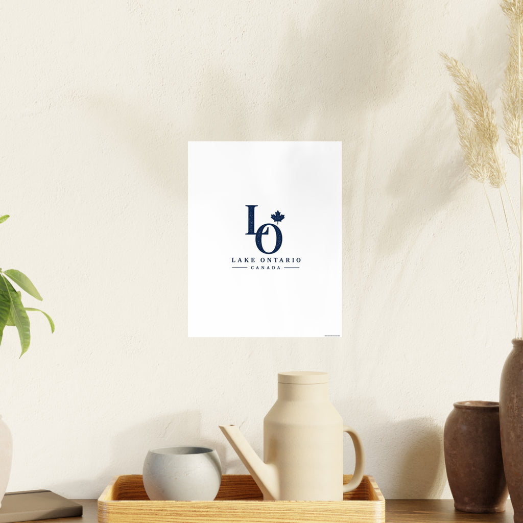 Lake Ontario Monogram Art Print