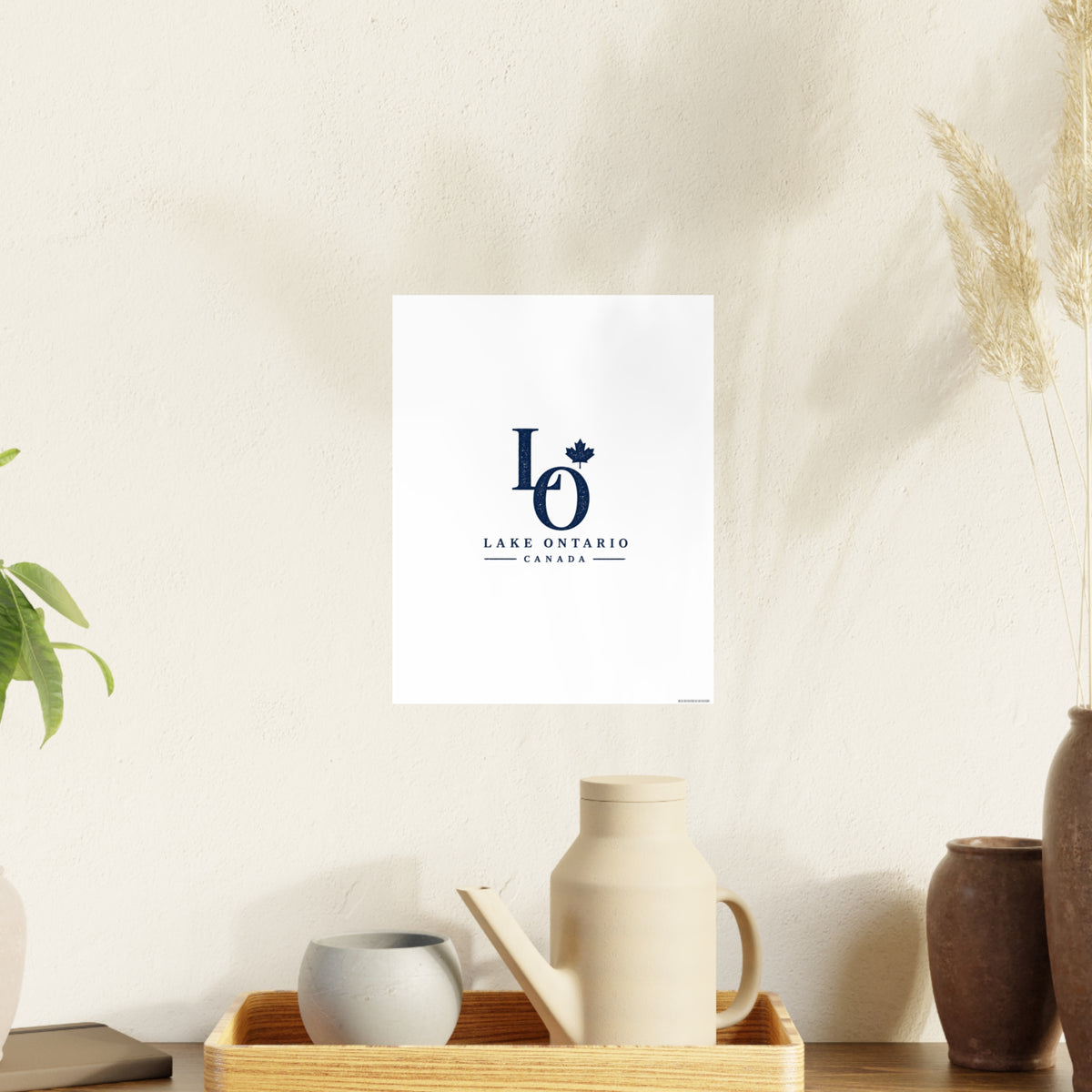 Lake Ontario Monogram Art Print