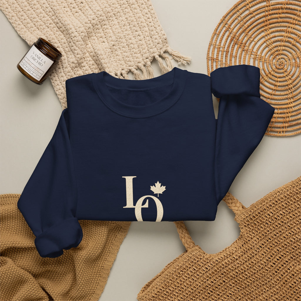 Lake Ontario Monogram Crewneck