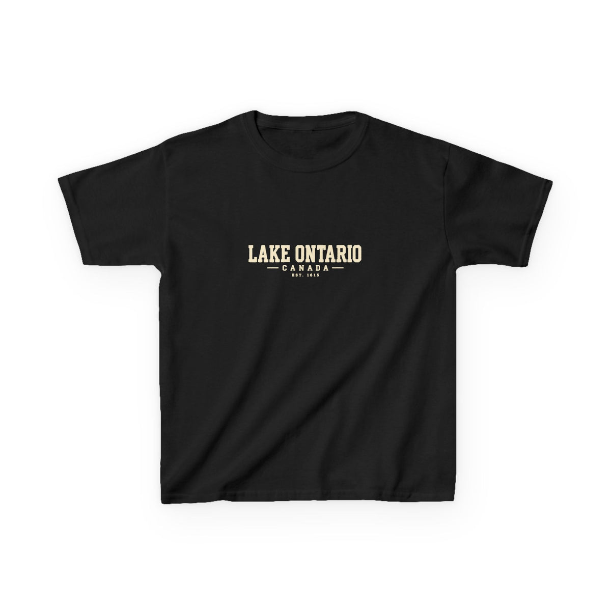 Lake Ontario Canada Est. 1615 Kids Tee