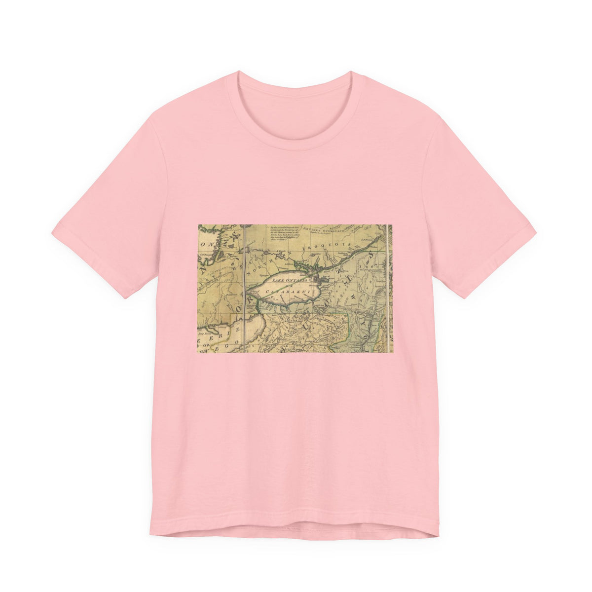 Vintage Lake Map T-Shirt