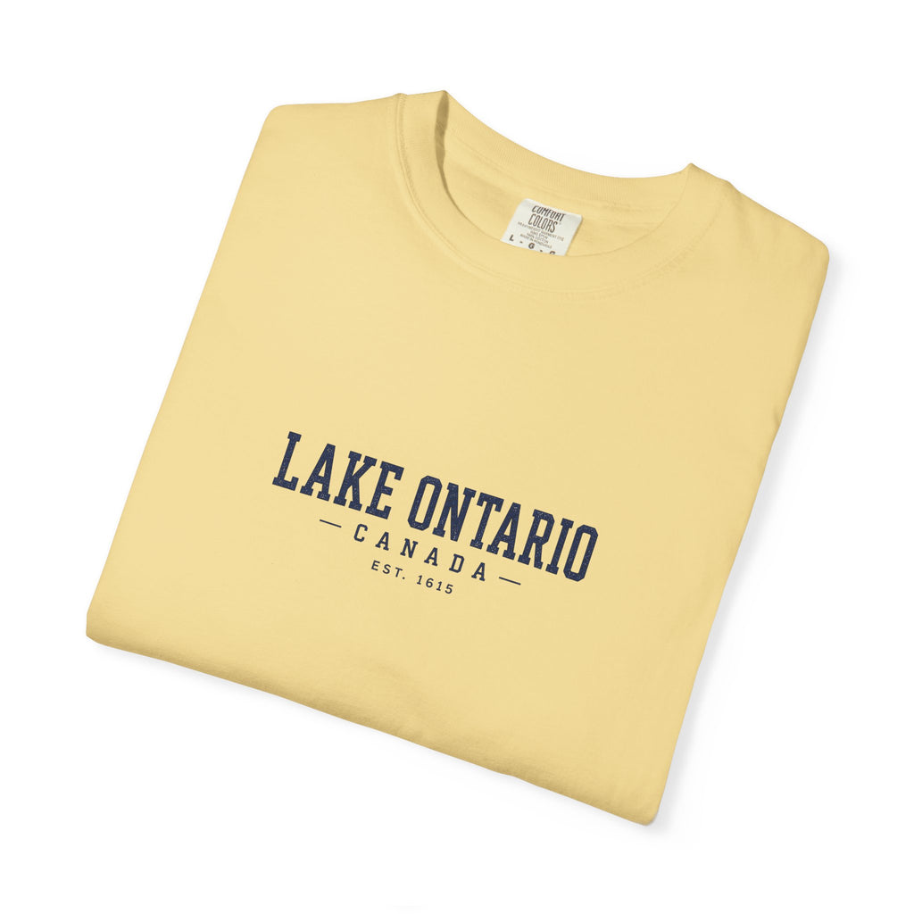 Lake Ontario Canada Est. 1615 Vintage Wash Tee