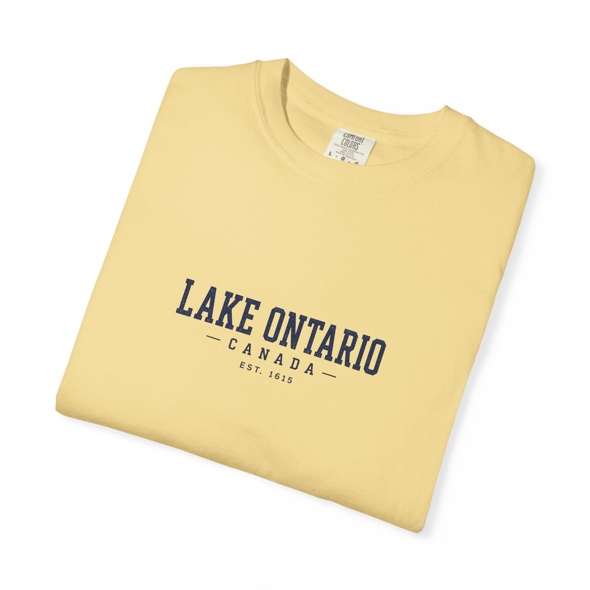Lake Ontario Canada Est. 1615 Vintage Wash Tee