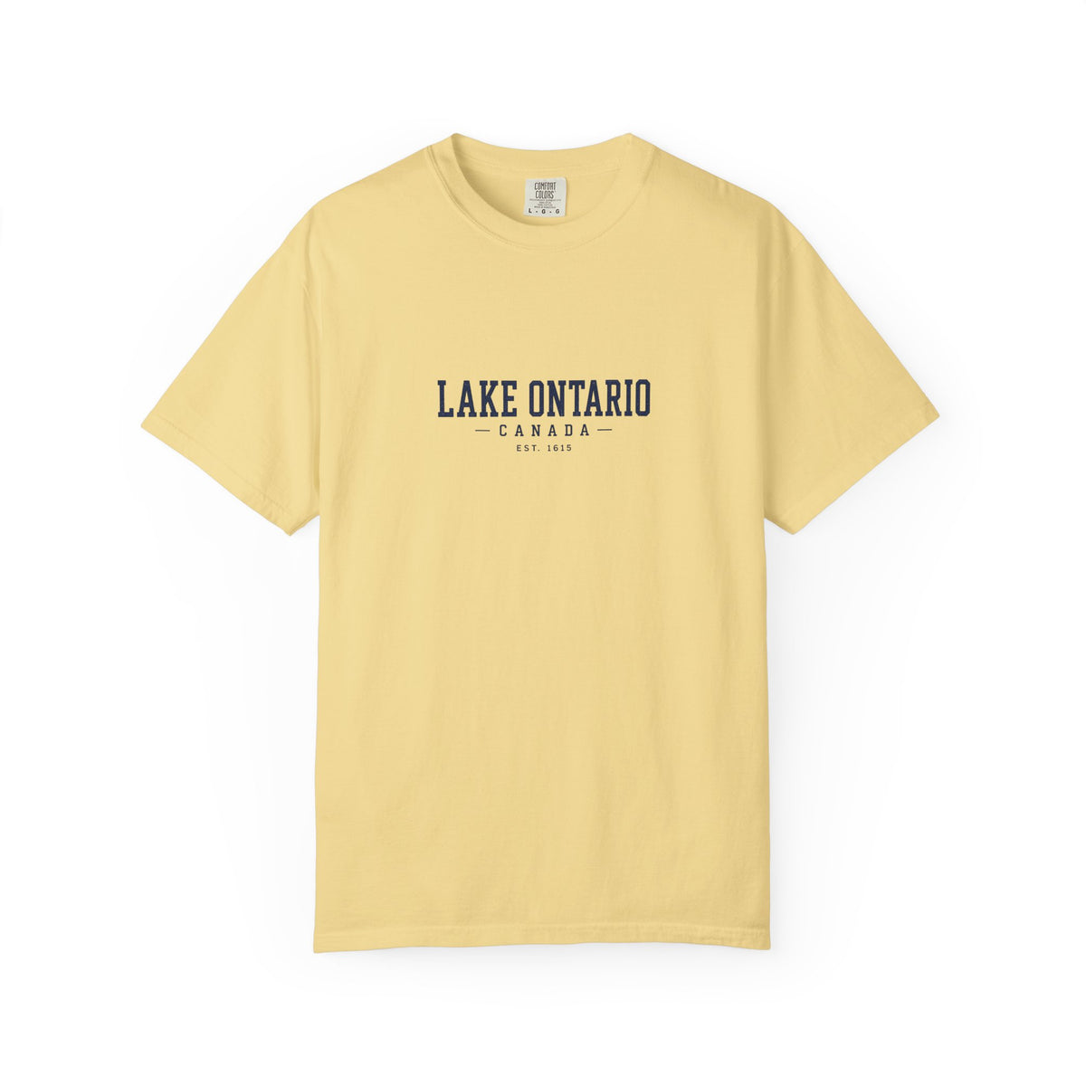 Lake Ontario Canada Est. 1615 Vintage Wash Tee