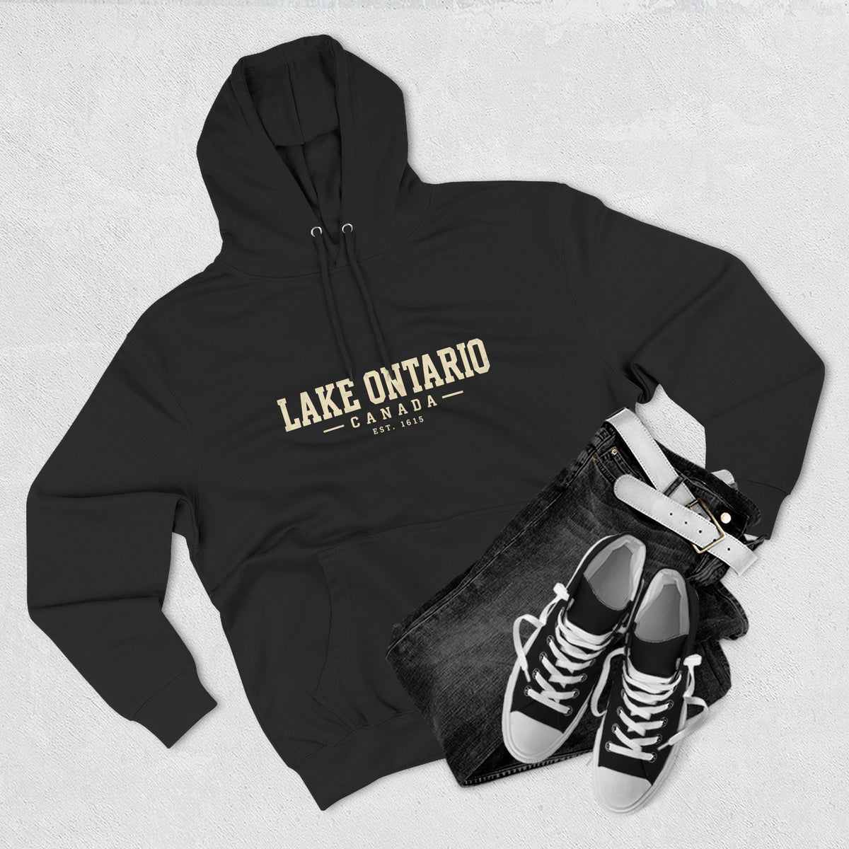 Lake Ontario Canada Est. 1615 Hoodie