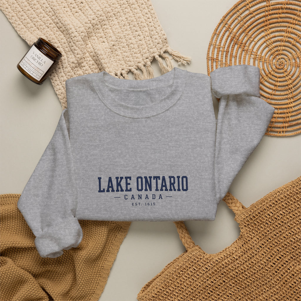 Lake Ontario Canada Est. 1615 Crewneck
