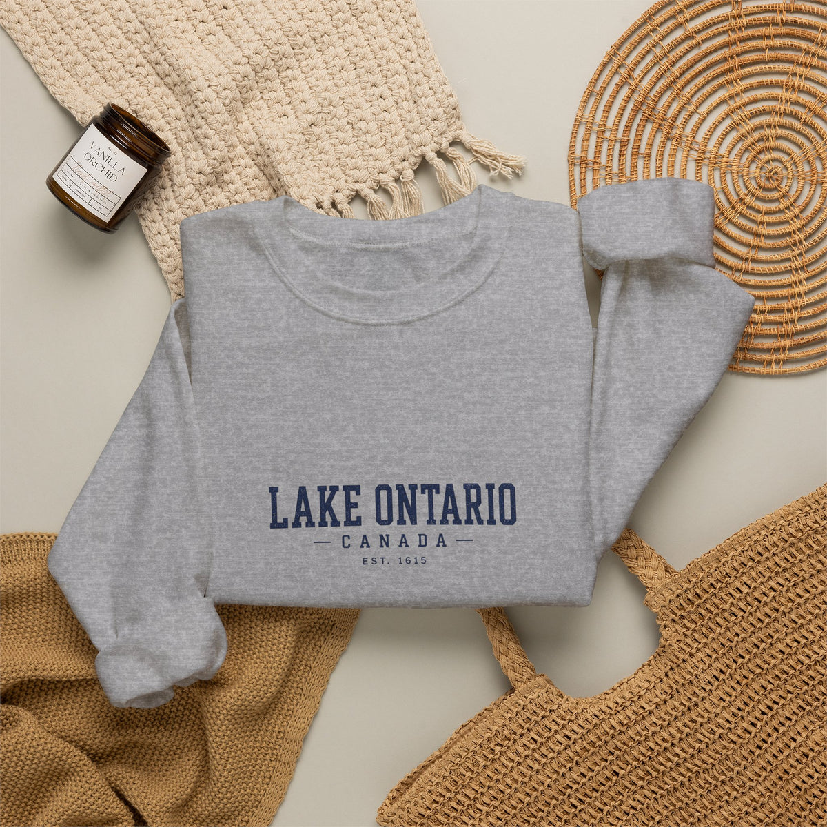 Lake Ontario Canada Est. 1615 Crewneck