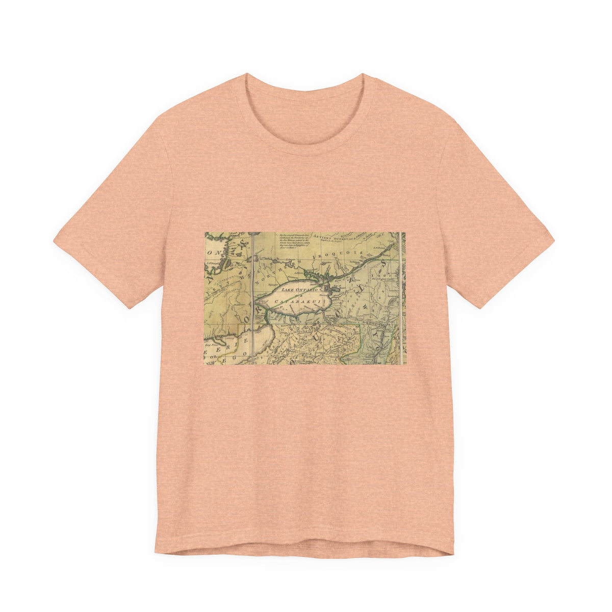 Vintage Lake Map T-Shirt