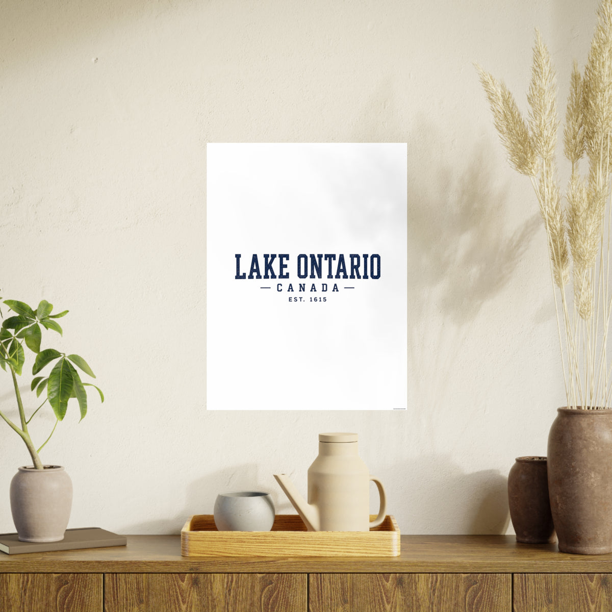 Lake Ontario Canada Est. 1615 Art Print